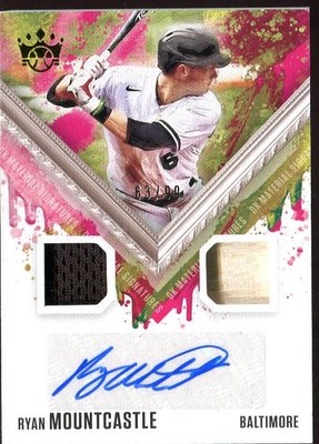 2021 Ryan Mountcastle Panini Diamond Kings Patch Auto /99 #DKMS-RY Orioles