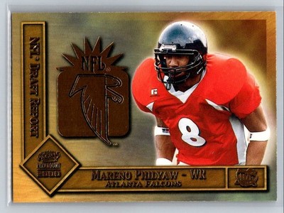2000 Pacific Paramount Draft Report Mareno Philyaw RC Atlanta Falcons #2