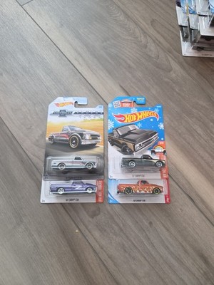 Hot Wheels Lot of 4 Different '67 Chevy C10 Snowflake 100 Years Hologram Q