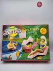 Vintage 1987 CALIFORNIA DREAM BARBIE POOL PARTY DOLL ACCESSORIES MISSING PIECES
