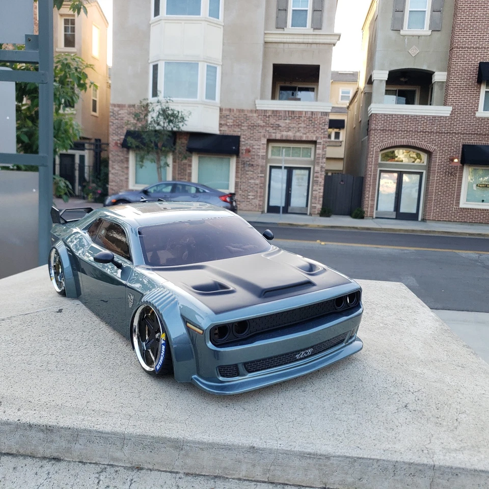 200mm 1/10 Custom Paint DODGE 4Tec-2 drift HPI RDS DC10 YD2 MST TT02 Body Only - Image 2 of 4