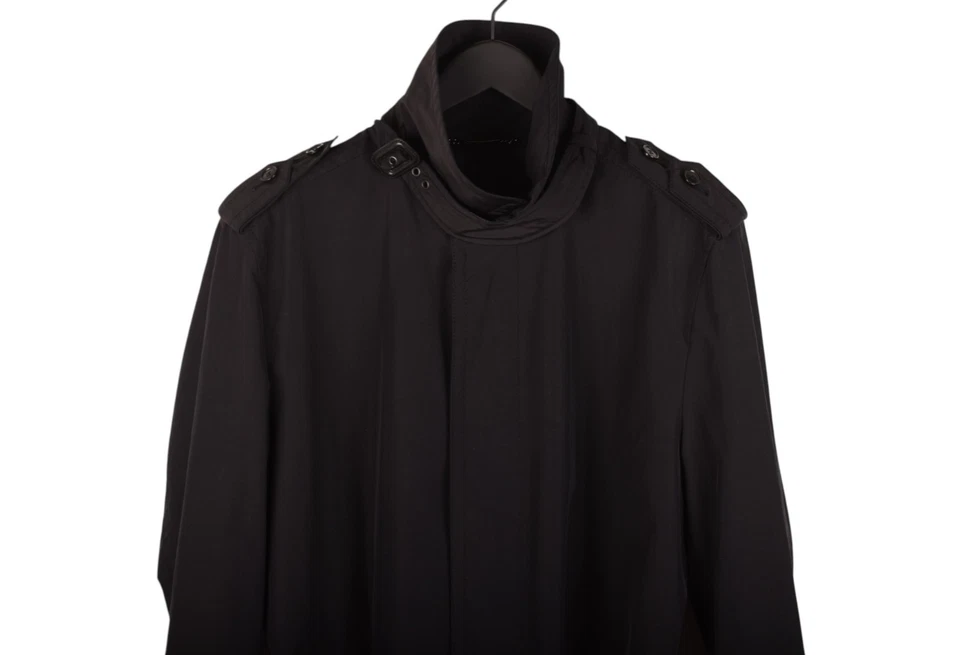 Оригинальный Dolce & Gabbana мужчин Тренч с кожаными деталями размер 52 H5541 - Изображение 2 из 4