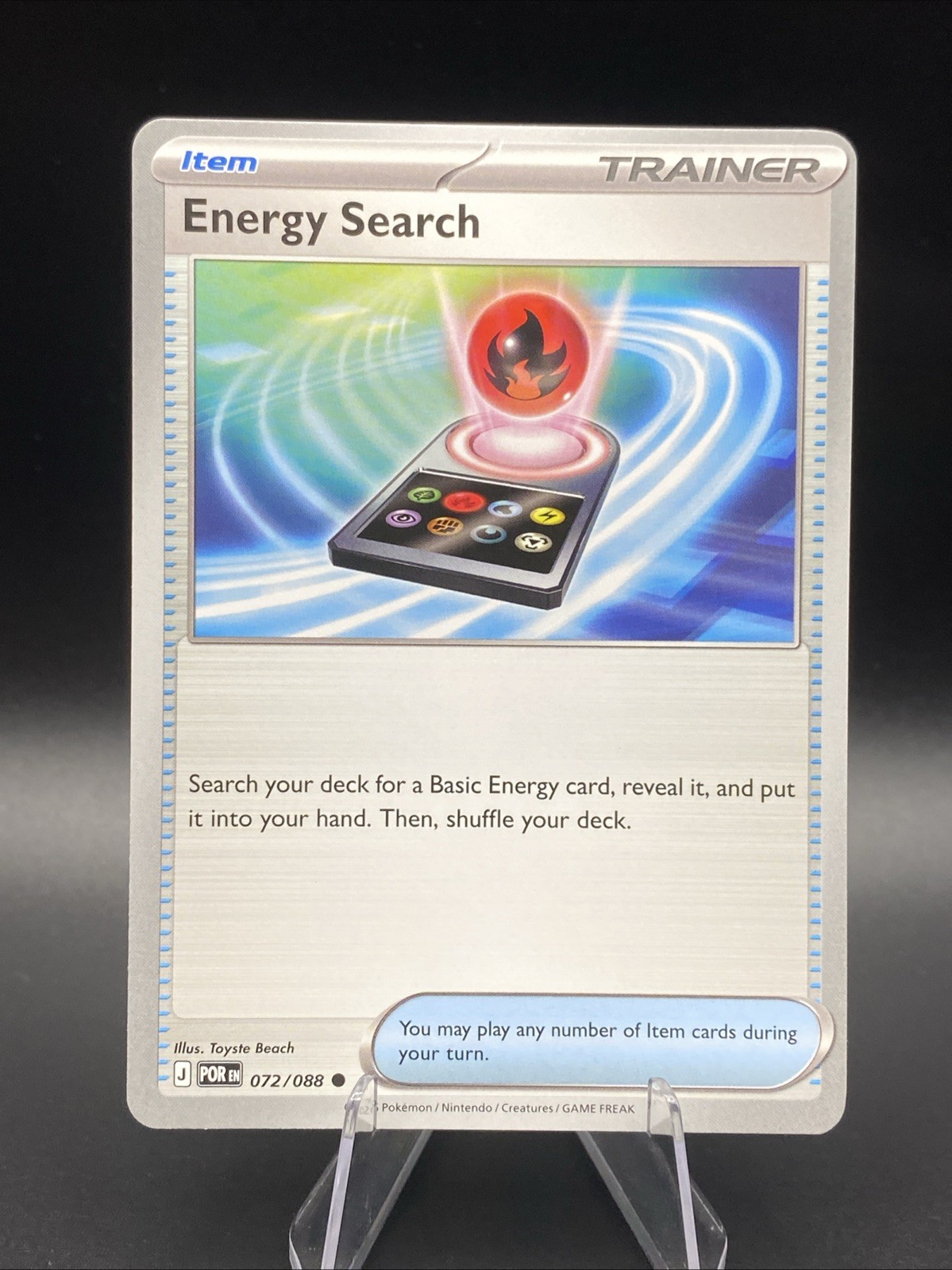 Energy Search #72/88 (Non Holo) (NM) ME03: Perfect Order POR Pokemon