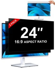  2-Pack Privacy Screen For Computer Monitor, 24-Inch 16:9 Aspect Ratio; Anti...