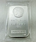 1 oz .999 Fine Silver Bar - Morgan Design (Highland Mint)
