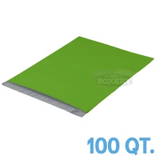 100 - 12x15.5 GREEN POLY MAILERS ENVELOPES BAGS 12 x 15.5 - 2.5MIL The Boxery