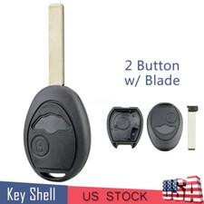 2b Smart Key Shell Remote Fob Case For Mini Cooper S R50 R53 2002 2003 2004 2005