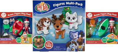 The Elf on the Shelf  Figure Sets - Camping Edition, Space Edition, and Elf Pets