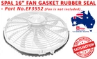 NEW SPAL 16" Thermo Fan Gasket Rubber Seal Air Tight Shroud (EF3552) + Free Ship