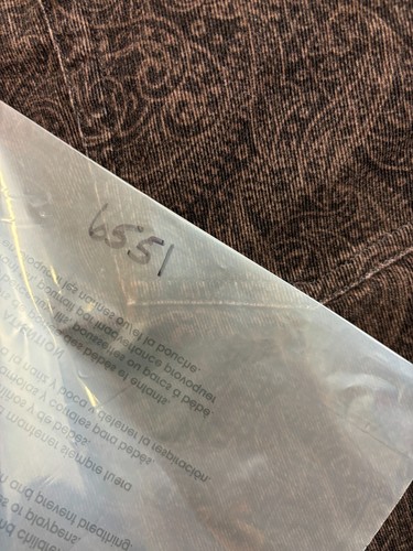 Charter Club Pant Club Brown Paisley Print Corduroy Pants Straight Stretch 14P - Picture 8 of 8