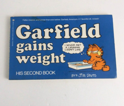 Vintage 1978 United Feature Garfield Gains Weight His Second Book By Jim Davis