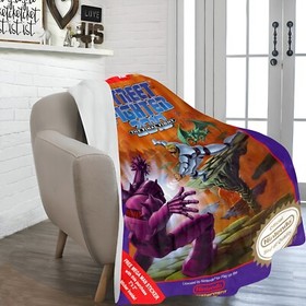 Vintage Style Retro Street Fighter 2010 NES Box Ultra-Soft Micro Fleece Blanket