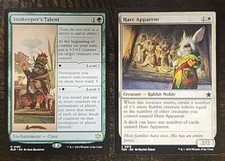 MTG - Innkeeper's Talent Rare Non-Foil & Hare Apparent Common Non-Foil - Mint