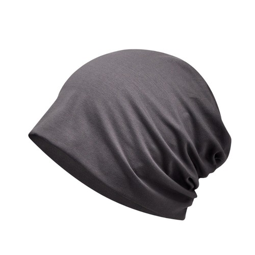 Unisex Women Soft Cotton Stretch Beanie Hat Elastic Baggy Slouchy Driving Cap - Picture 24 of 33