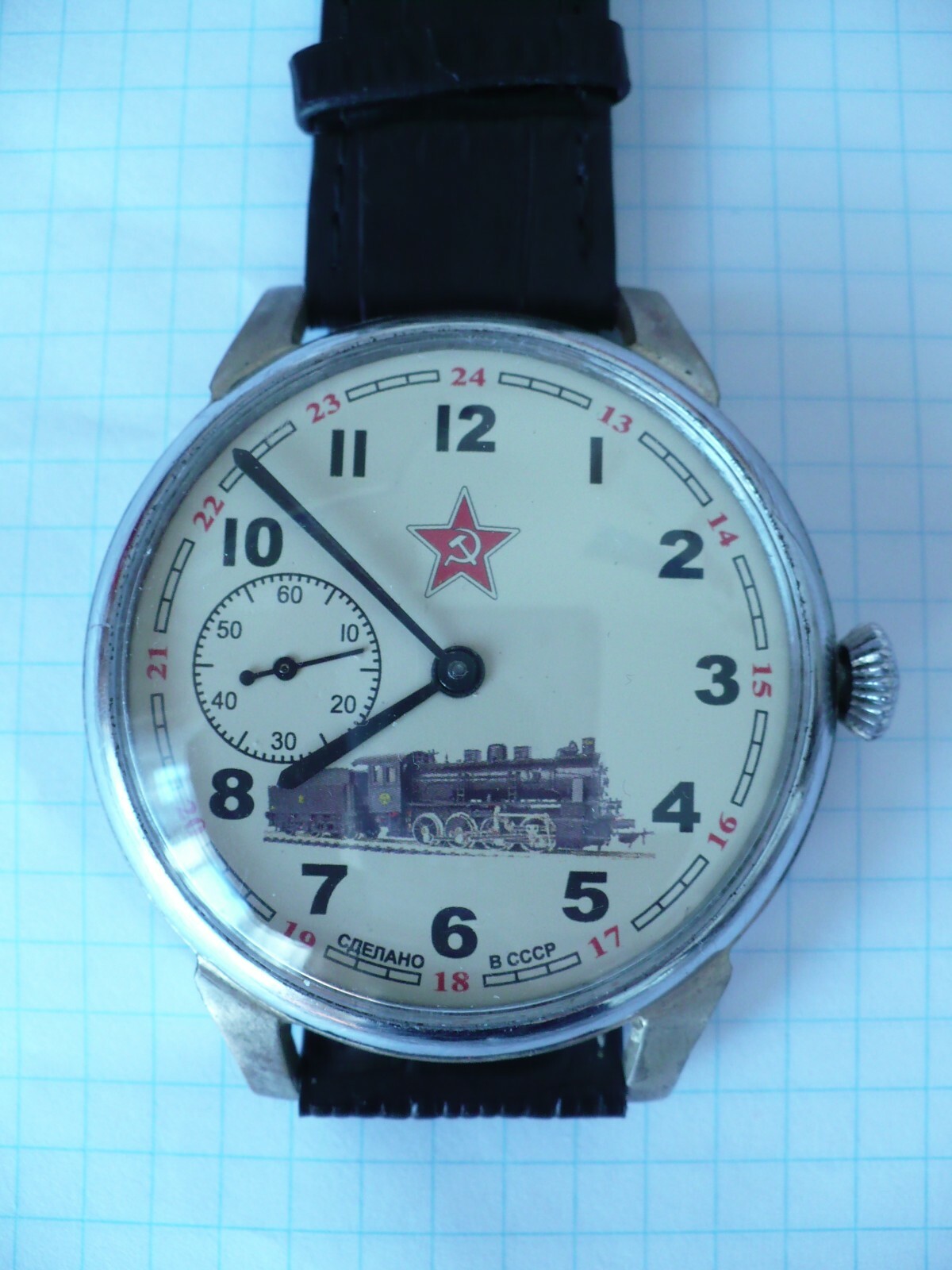 Vintage wrist watch, made in the USSR, partial restoration — image 1