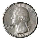 1935 AU+++ Washington Quarter
