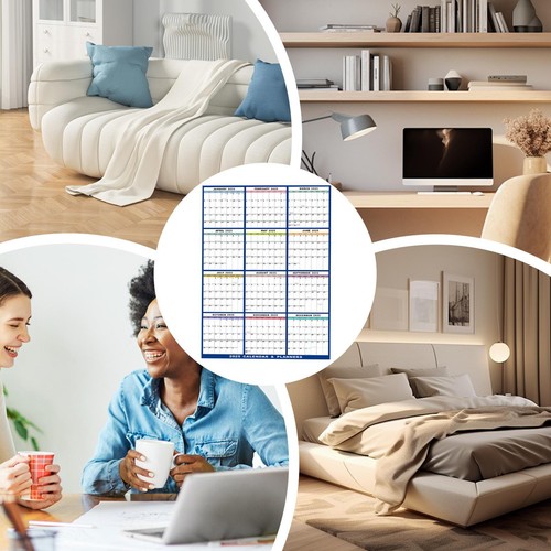 2025 Calendar Erasable Large Calendar 24 X 36 In Schedule Calendar - Picture 12 of 12