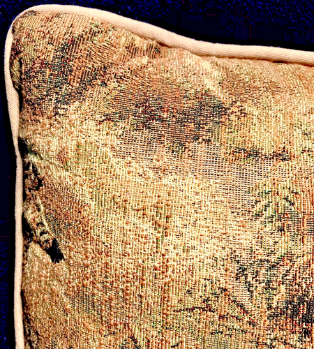 Wildlife Safari Pillow Elephants & Leopard Tapestry By Newport Accent Pillow - Picture 6 of 7