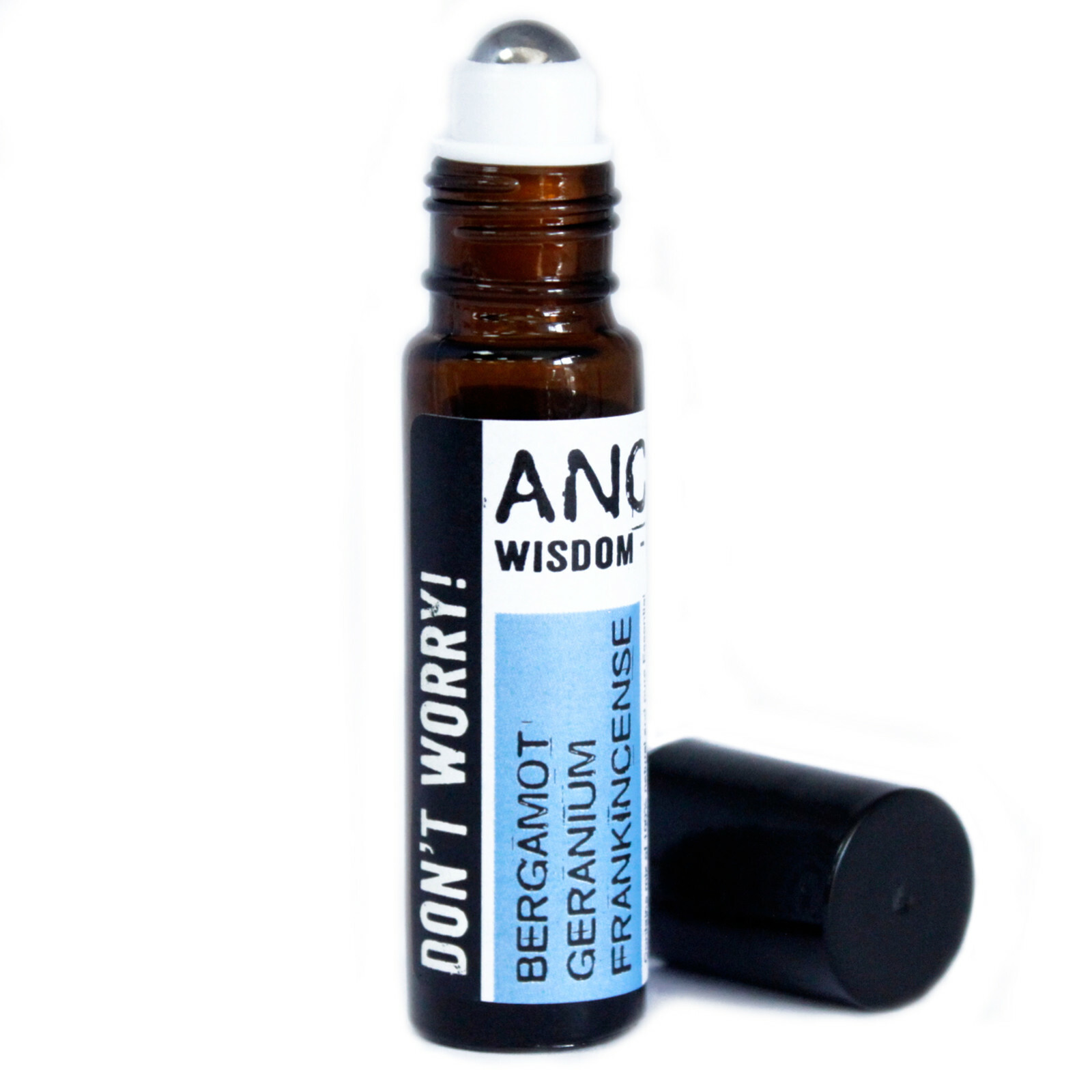 Ancient Wisdom 'DON'T WORRY!' Essential Oil Blend Pulse Point Rollerball 10ml