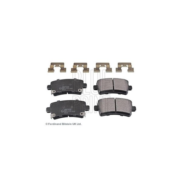 Bremsbelagsatz, Scheibenbremse Blue Print ADW194206 FüR Opel Saab Vauxhall-image