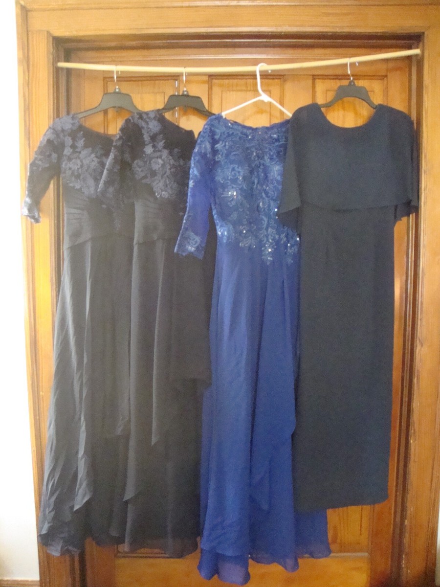 Lot of 4 Mother of the Bride Dresses size 8 to 10 navy blue evening gowns | eBay Lot of 4 Mother of the Bride Dresses size 8 to 10 navy blue evening gowns | eBay