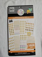 *Brand New* The Happy Planner Value Sticker Book Emoji & Social Talk 1608 Pieces