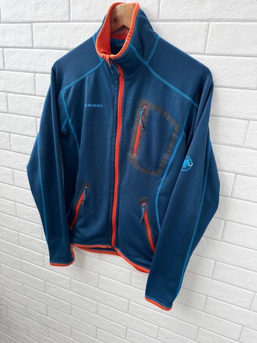 MAMMUT Eiger Extreme Eiswand Men's Fleece Jacket Blue Full Zip Size S - Picture 2 of 16