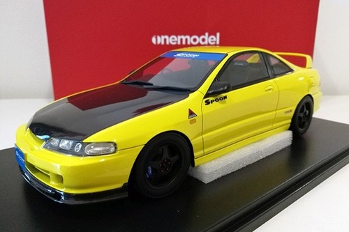 onemodel 1/18 - honda integra type-r dc2 spoon yellow #16b09-53