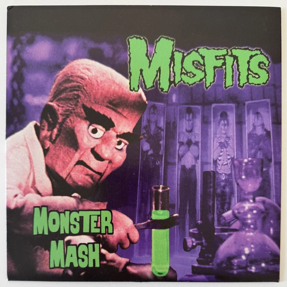 MISFITS MONSTER MASH GLOW IN THE DARK  VINYL 7” LIMITED EDITION 1000 ONLY DANZIG - Image 2 of 4