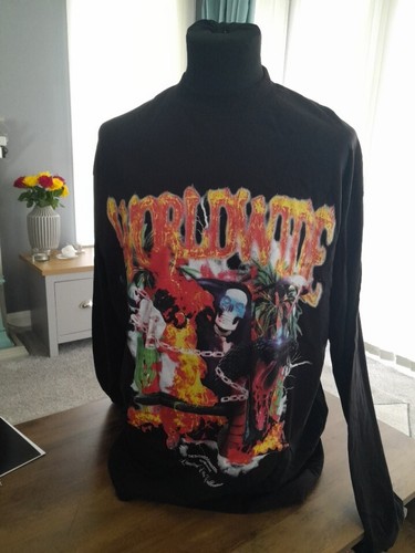 BoohooMan Long Sleeve T Shirt GRIM REAPER Worldwide Ltd Edition Collection - LGE - Picture 5 of 5