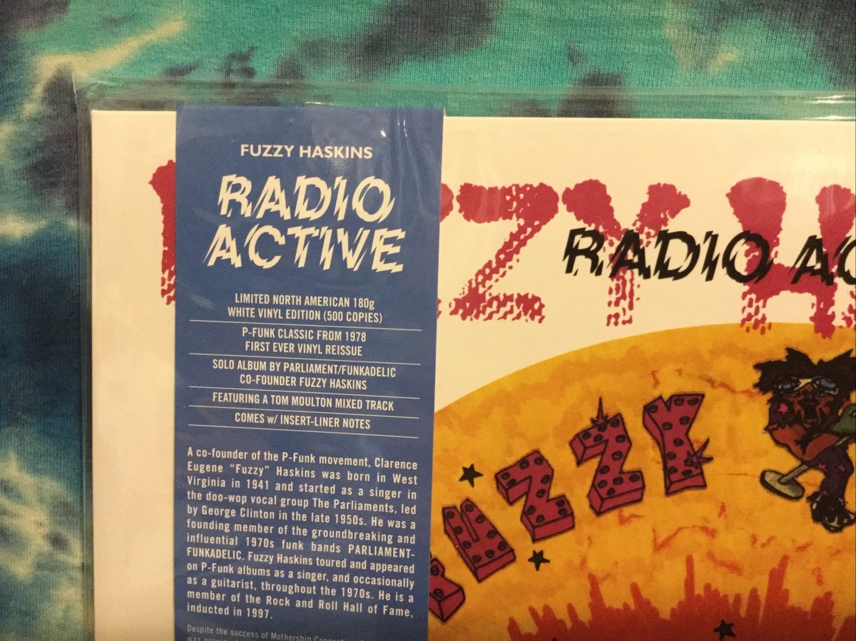 Fuzzy Haskins LP Radio Active NEW White Vinyl PARLIAMENT Fuzzy Haskins LP Radio Active NEW White Vinyl PARLIAMENT