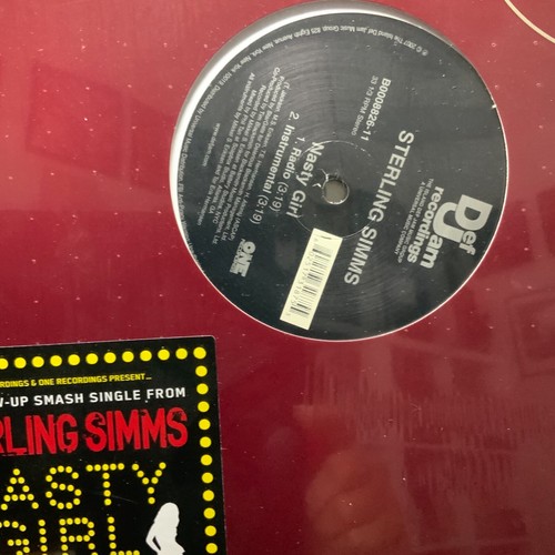 STERLING SIMMS-NASTY GIRL-SINGLE-2007 Def JAM RECORDINGS-12" EP VINYL-SEALED - Picture 3 of 4