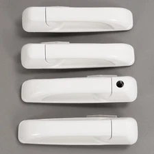 Fits DODGE RAM 1500 2009-2024/ RAM 2500 2011-2025 Outside Door Handle White 4Pcs