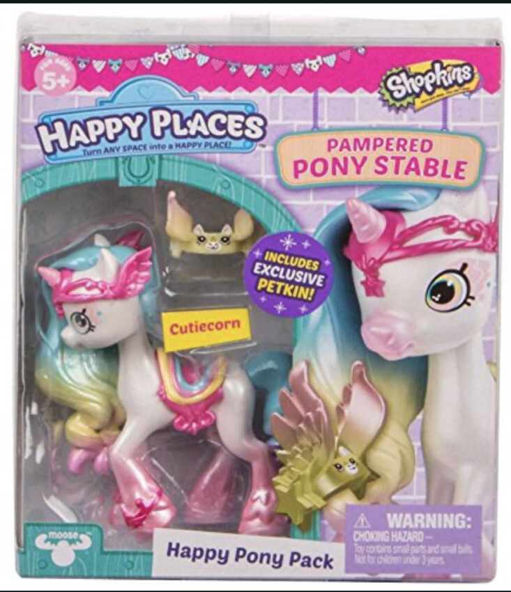 Shopkins Happy Places Single Shoppies Unicorn Limited Edition Cuticorn ...