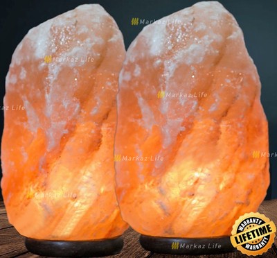 2 x 3-5 kg HIMALAYAN PINK SALT ROCK CRYSTAL LAMP NATURAL HEALING IONIZING LAMPS 2 x 3-5 kg HIMALAYAN PINK SALT ROCK CRYSTAL LAMP NATURAL HEALING IONIZING LAMPS
