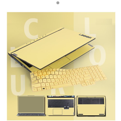 Laptop Skin Stickers + Keyboard Cover For 2020 release Lenovo Legion 5 15" 2021 - Picture 10 of 11