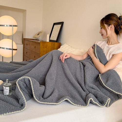Velvet Blanket Warmful Soft On Sales Multi Size Chinese Blanket For Bed Solid - Picture 54 of 93