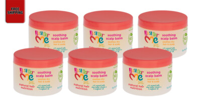 Just For Me Natural Hair Nutrition Soothing Scalp Balm For Dry Hair & Scalp -6PK