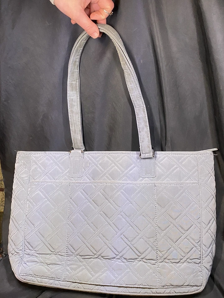 Bolso de Mano Vera Bradley para Computadora Portátil Azul Foto 3 de 4