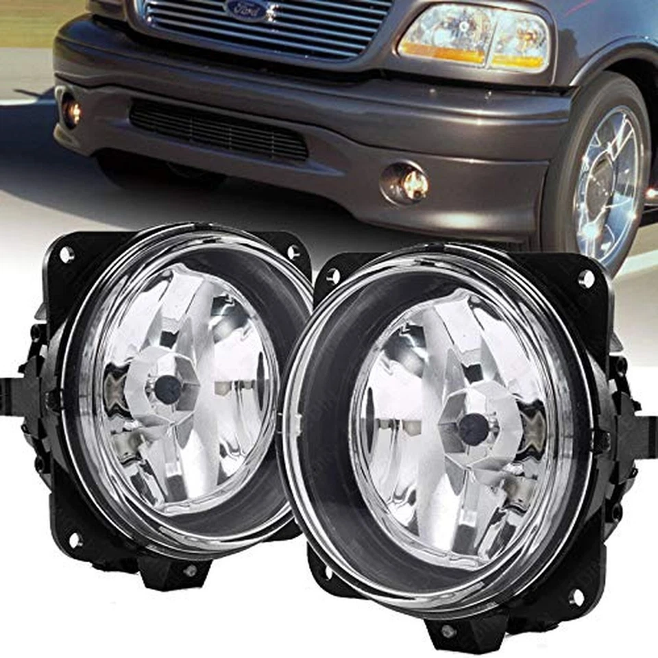Compatible with Ford 2000 2001 2003 2004 F150 Harley Davidson Fog lights Pair... - Image 3 of 4
