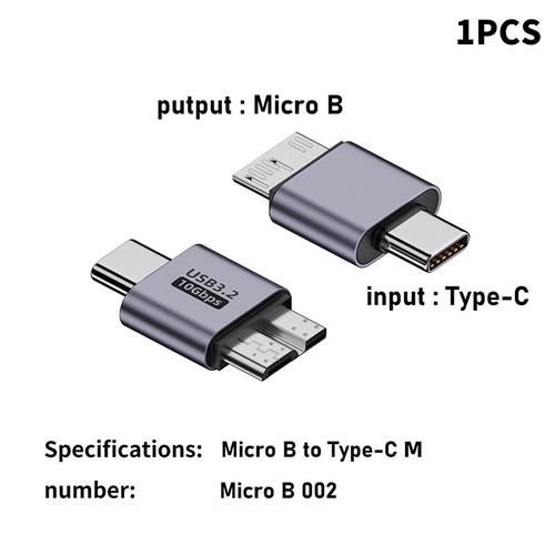 USB A/C Micro B 3.0 Adaptateur 10Gbps Super Speed Data Sync Converter Adaptateur - Photo 12/16