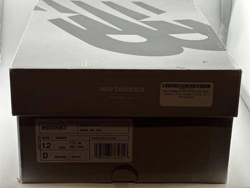 Size 12 - New Balance 990v3 Made In USA Navy - Picture 8 of 8