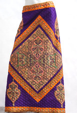 Vintage 60s Quilted Maxi Skirt By Adelaar's Aristocrat Hippie Boho