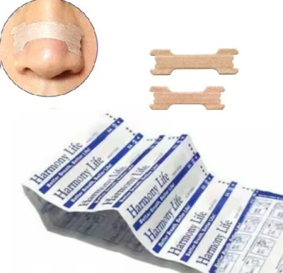 MARKENLOS 100x Nasenpflaster Nasenstrips Anti Schnarchen Better Breath Besser Atmen Nasal