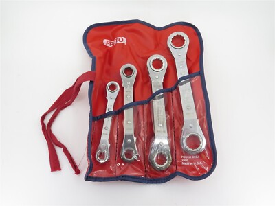Proto  Tools (4) Standard Offset Double Box Reversible Ratcheting Wrenches