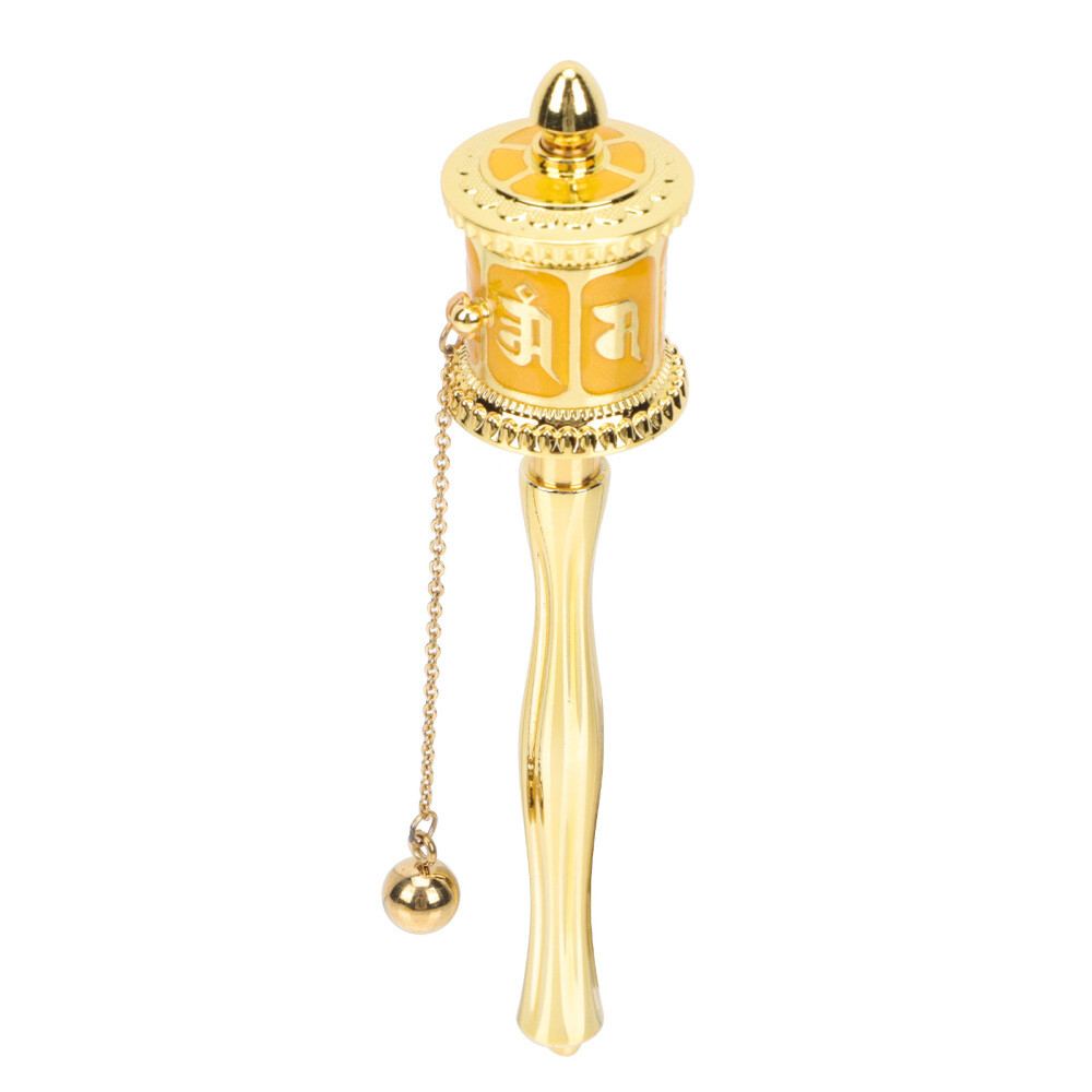 Tibetisches Rad Religiöse Thematische Dekoration Gebetsmühle