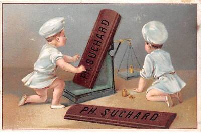 Chromos -COR11939 - Suchard Schokolade - Kinder - Schokolade - Waage - 7x10c