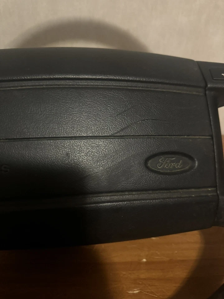 94-96 Ford F150 F250 F350 Bronco Volante Bocina Control OEM Negro Foto 2 de 4