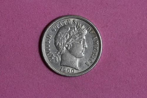 ESTATE FIND 1900 - Barber Dime!! #K49475