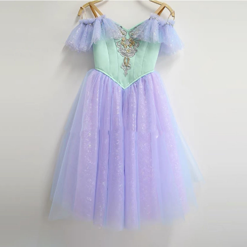 Children Purple Fairy Professional Ballet Tutu Ballerina Pancake